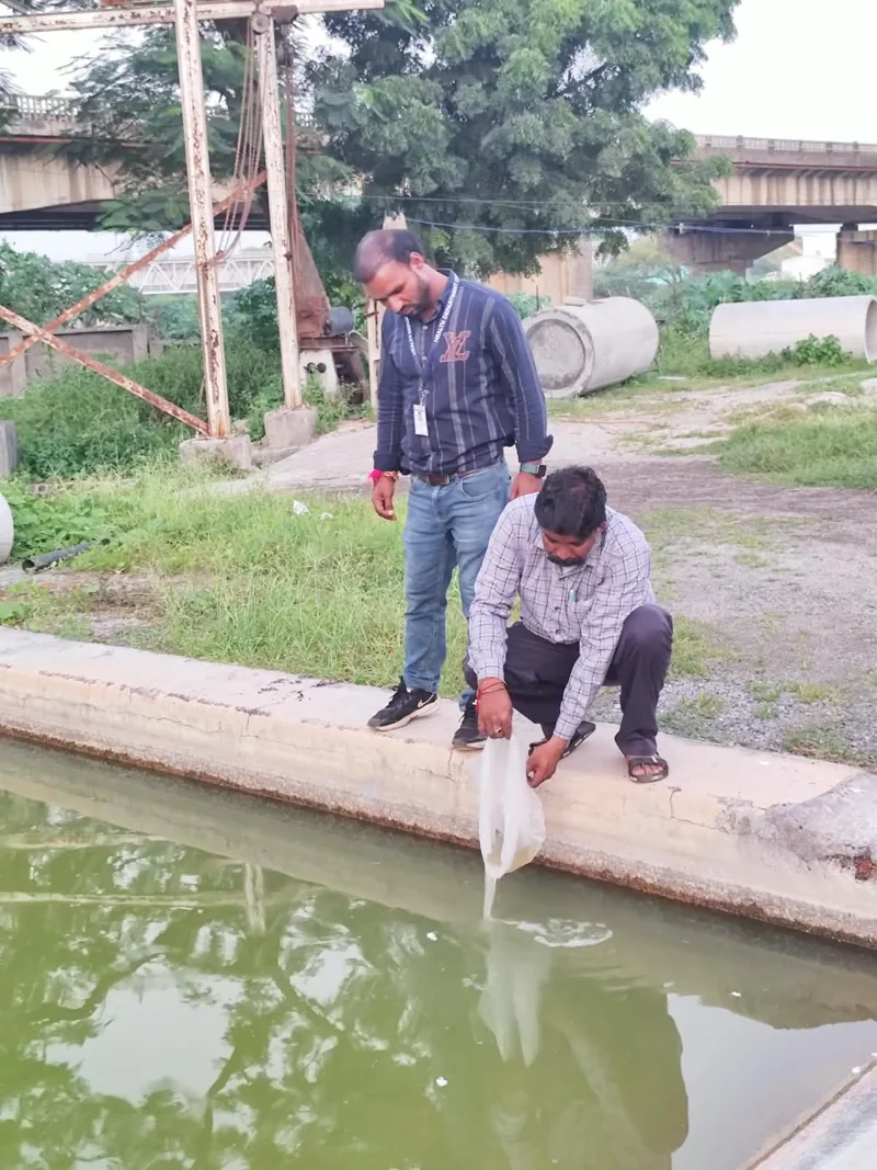 मलेरिया इलीमिनेशन ड्राइव कार्यक्रम के तहत मलेरिया नियंत्रण हेतु जिले के विभिन्न स्थाई एवं अस्थाई जल स्त्रोतों…