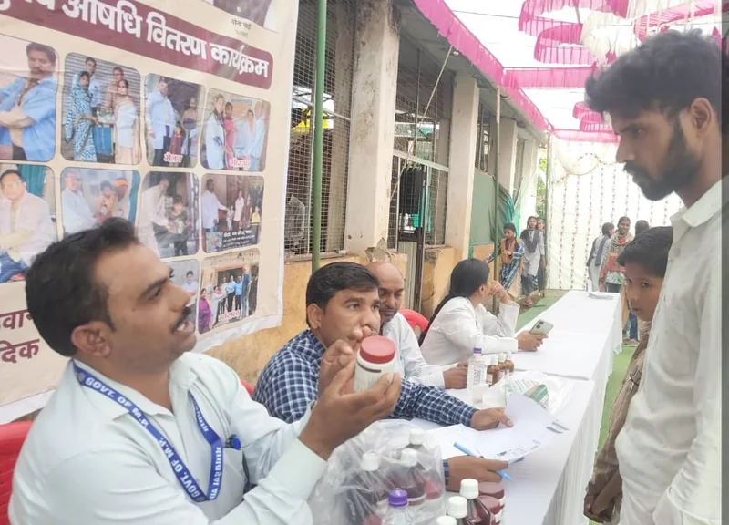 राष्ट्रीय आयुर्वेद दिवस के अवसर पर निवाली तहसील में सिकल सेल एनीमिया जांच एवं उपचार शिविर संपन्न