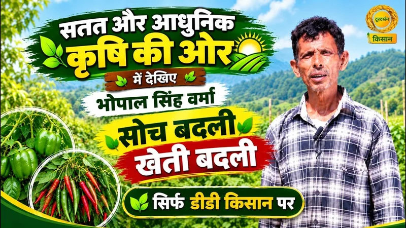 सतत् और आधुनिक कृषि की ओर: भोपाल सिंह वर्मा। सोच बदली खेती भी। डीडी किसान। 02/10/2026